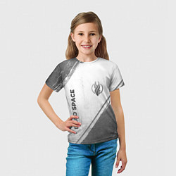 Футболка детская Dead Space - white gradient вертикально, цвет: 3D-принт — фото 2