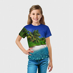 Футболка детская Tropic, цвет: 3D-принт — фото 2