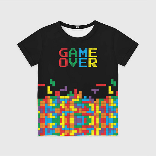 Детская футболка Game over / 3D-принт – фото 1