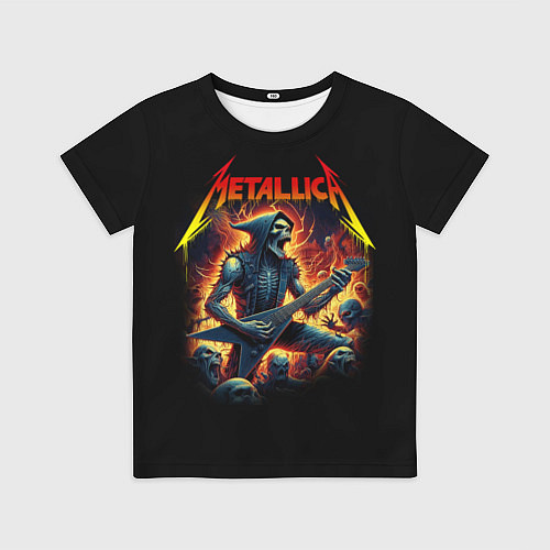 Детская футболка Metallica - James Alan Hatfield / 3D-принт – фото 1