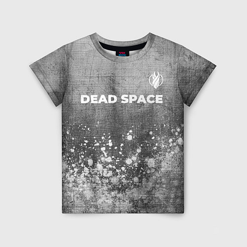 Детская футболка Dead Space - grey gradient посередине / 3D-принт – фото 1