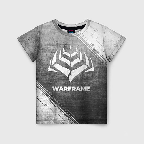 Детская футболка Warframe - grey gradient / 3D-принт – фото 1