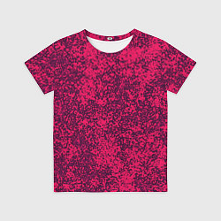 Футболка детская Насыщенный розовый текстура, цвет: 3D-принт