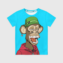 Футболка детская NFT smile ape, цвет: 3D-принт
