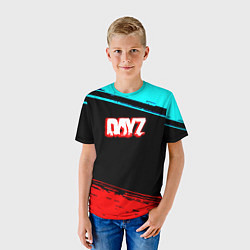 Футболка детская Dayz neon color, цвет: 3D-принт — фото 2