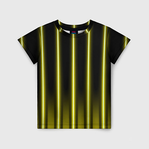 Детская футболка Neon yellow / 3D-принт – фото 1