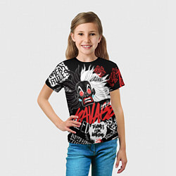 Футболка детская Круэлла - big pictures, цвет: 3D-принт — фото 2