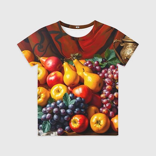 Детская футболка Фруктовый натюрморт / 3D-принт – фото 1