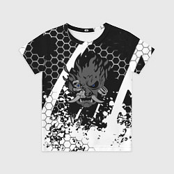 Футболка детская Samurai соты краски, цвет: 3D-принт