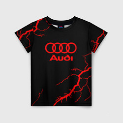 Футболка детская Audi storm, цвет: 3D-принт