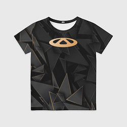 Футболка детская Chery golden poly, цвет: 3D-принт