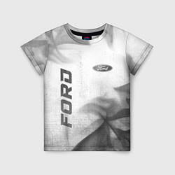 Футболка детская Ford - white gradient вертикально, цвет: 3D-принт