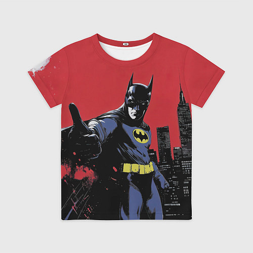 Детская футболка Бэтмен показывает класс / 3D-принт – фото 1