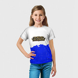 Футболка детская League of Legends ночь, цвет: 3D-принт — фото 2