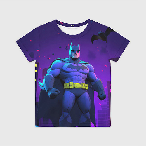 Детская футболка Бэтмен объемная модель / 3D-принт – фото 1