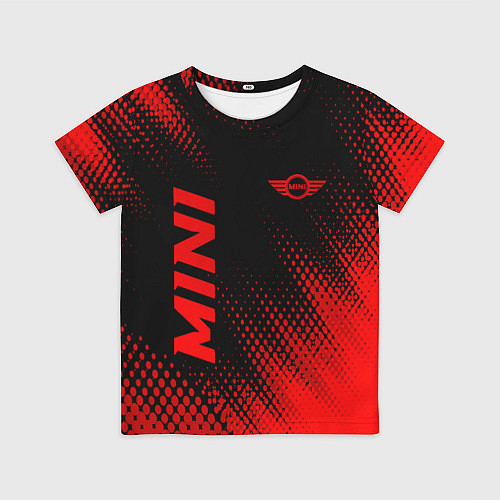 Детская футболка Mini - red gradient вертикально / 3D-принт – фото 1