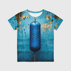 Футболка детская Синяя боксерская груша, цвет: 3D-принт