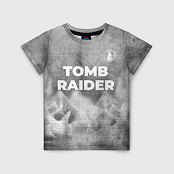 Футболка детская Tomb Raider - grey gradient посередине, цвет: 3D-принт
