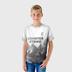 Футболка детская Counter Strike - white gradient посередине, цвет: 3D-принт — фото 2
