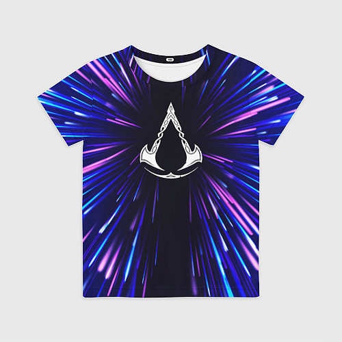 Детская футболка Assassins Creed neon energy / 3D-принт – фото 1