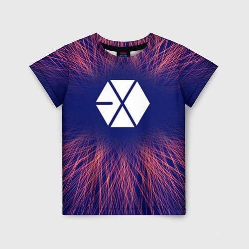 Детская футболка Exo red energy / 3D-принт – фото 1