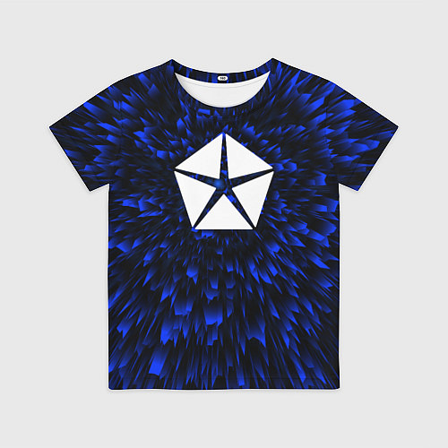 Детская футболка Jeep blue energy / 3D-принт – фото 1