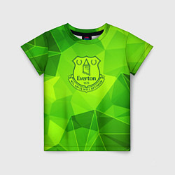 Футболка детская Everton green poly, цвет: 3D-принт