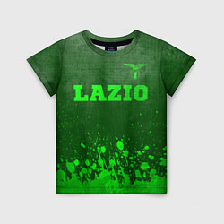 Детская футболка Lazio - green gradient посередине
