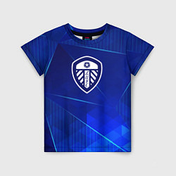 Детская футболка Leeds United blue poly