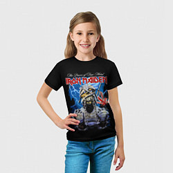 Футболка детская Powerslave Iron Maiden - мумия, цвет: 3D-принт — фото 2