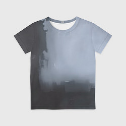 Футболка детская Абстракция с серым и черным, цвет: 3D-принт