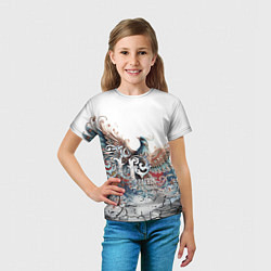 Футболка детская Человек и Родина, цвет: 3D-принт — фото 2