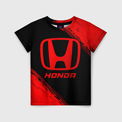 Футболка детская Honda - red gradient, цвет: 3D-принт