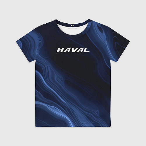 Детская футболка Haval тёмно-синий / 3D-принт – фото 1