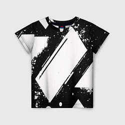 Футболка детская Color black white, цвет: 3D-принт