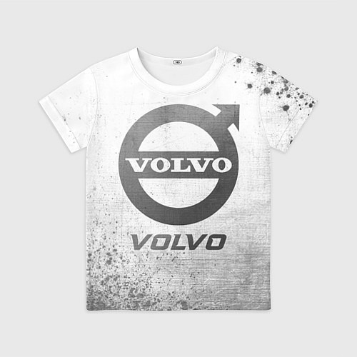 Детская футболка Volvo - white gradient / 3D-принт – фото 1