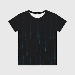 Детская футболка Color black blue