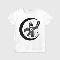 Детская футболка Роблокс месяц