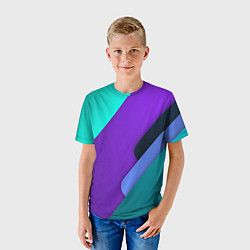 Футболка детская Multicoloured, цвет: 3D-принт — фото 2