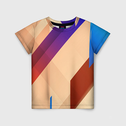 Детская футболка Multicolored / 3D-принт – фото 1