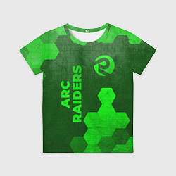 Футболка детская ARC Raiders - green gradient вертикально, цвет: 3D-принт
