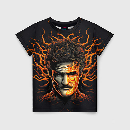 Детская футболка The last of us - зараженный Джоел / 3D-принт – фото 1