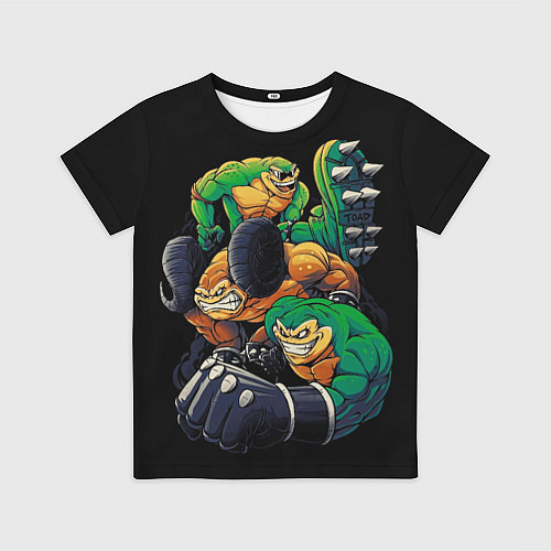 Детская футболка Battletoads trio / 3D-принт – фото 1