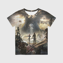Футболка детская Экспедиция Clair Obscur expedition 33, цвет: 3D-принт