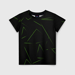Футболка детская Color green line, цвет: 3D-принт