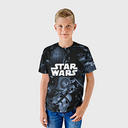 Футболка детская Star wars персонажи из звездных войн, цвет: 3D-принт — фото 2