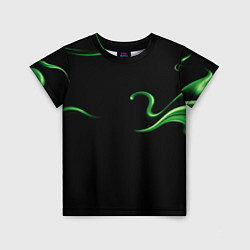 Футболка детская The color is light green abstraction, цвет: 3D-принт