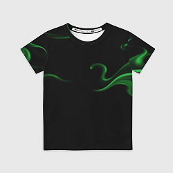 Футболка детская Color green abstraction, цвет: 3D-принт