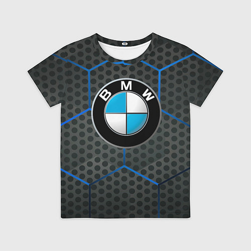 Детская футболка Bmw соты / 3D-принт – фото 1