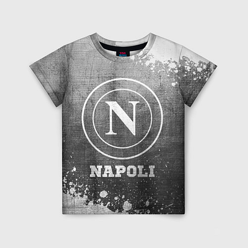 Детская футболка Napoli - grey gradient / 3D-принт – фото 1